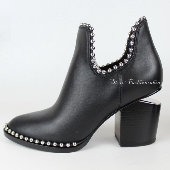 New ALEXANDER WANG Gabi Studded Booties - Picture 6 of 13